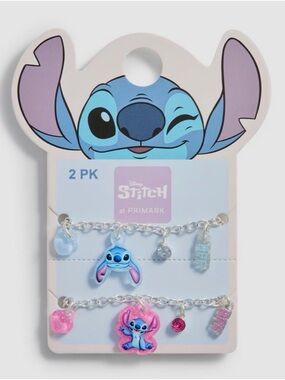 Disney Stitch Charm Bracelet 2 pack